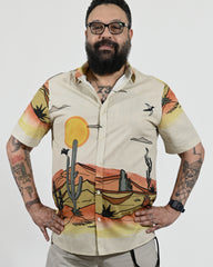 Camisa em Algodão Estampa Sertão