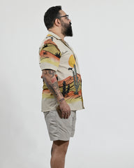 Camisa em Algodão Estampa Sertão