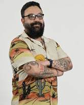 Camisa em Algodão Estampa Sertão