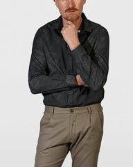 Camisa em Algodão Estampa Oriental Exclusiva