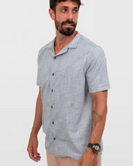 Camisa em Algodão Cinza