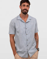 Camisa em Algodão Cinza