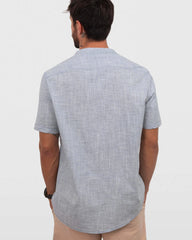 Camisa em Algodão Cinza