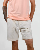 Bermuda Masculina Elástico Branca