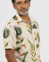 Camisa Estampa Botânica