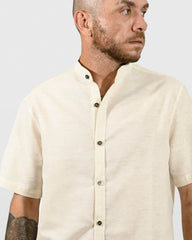 Camisa Cânhamo Manga Curta