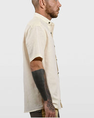 Camisa Cânhamo Manga Curta