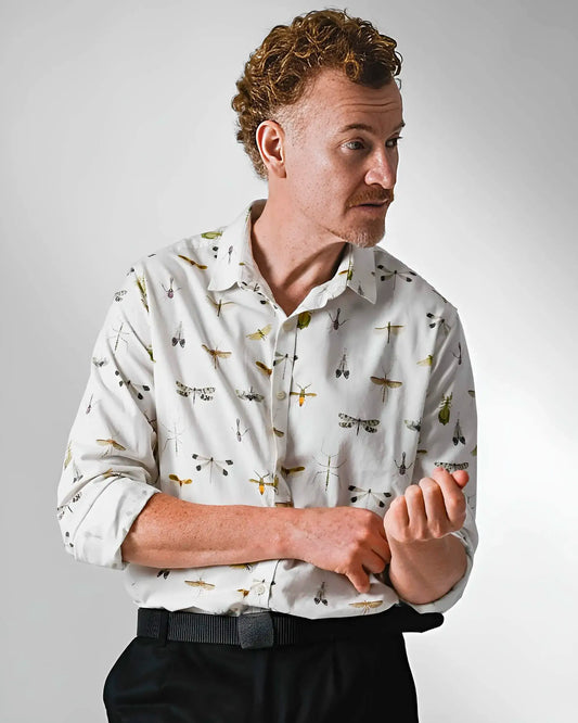 Camisa Estampa Libélulas