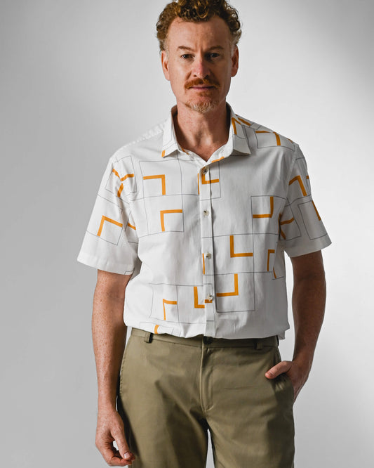 Camisa Estampa Azulejos