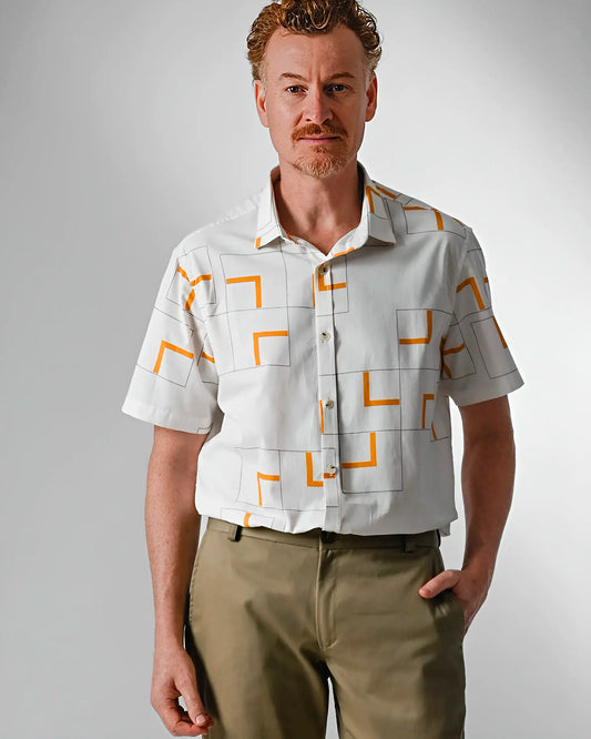Camisa Estampa Azulejos