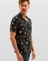 Camisa Manga Curta Estampa Mistica