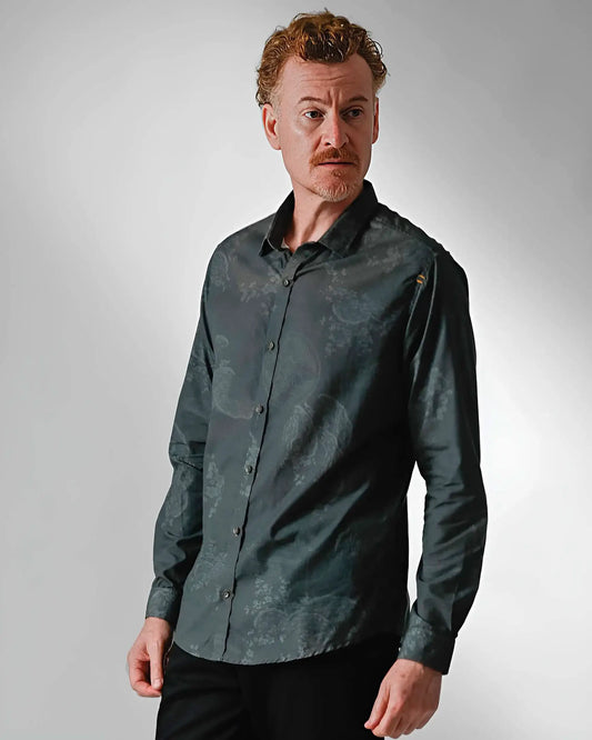 Camisa Estampa Oriental
