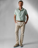 Camisa Cambraia de Linho Menta