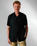 Camisa Cambraia de Linho Preta