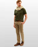 Camiseta de Tricô Verde Oliva