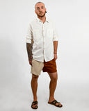 Shorts Linho Bloco de Cores