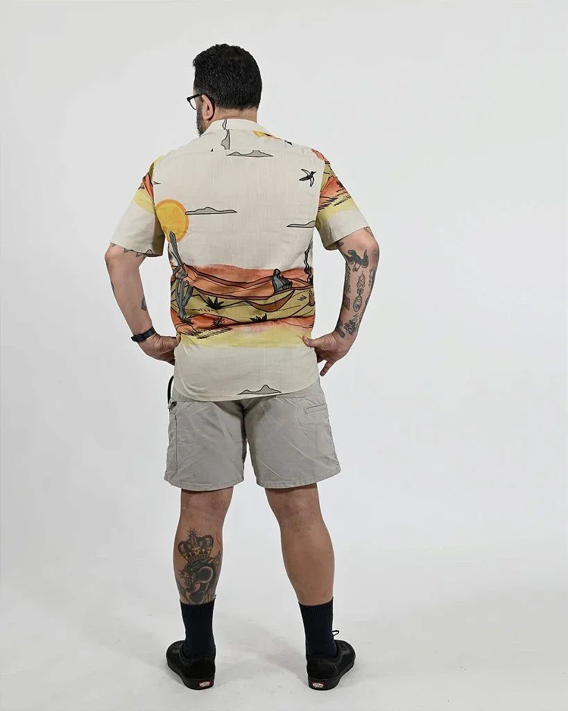 Camisa estampada sertão