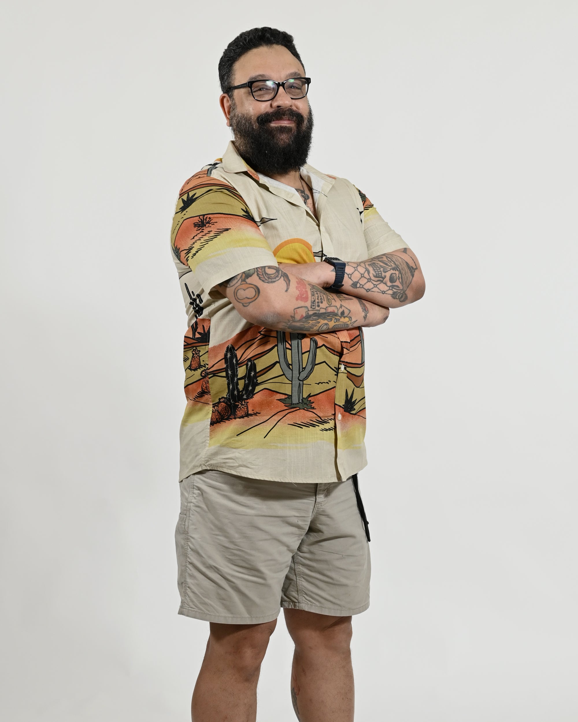 Camisa em Algodão Estampa Setão
