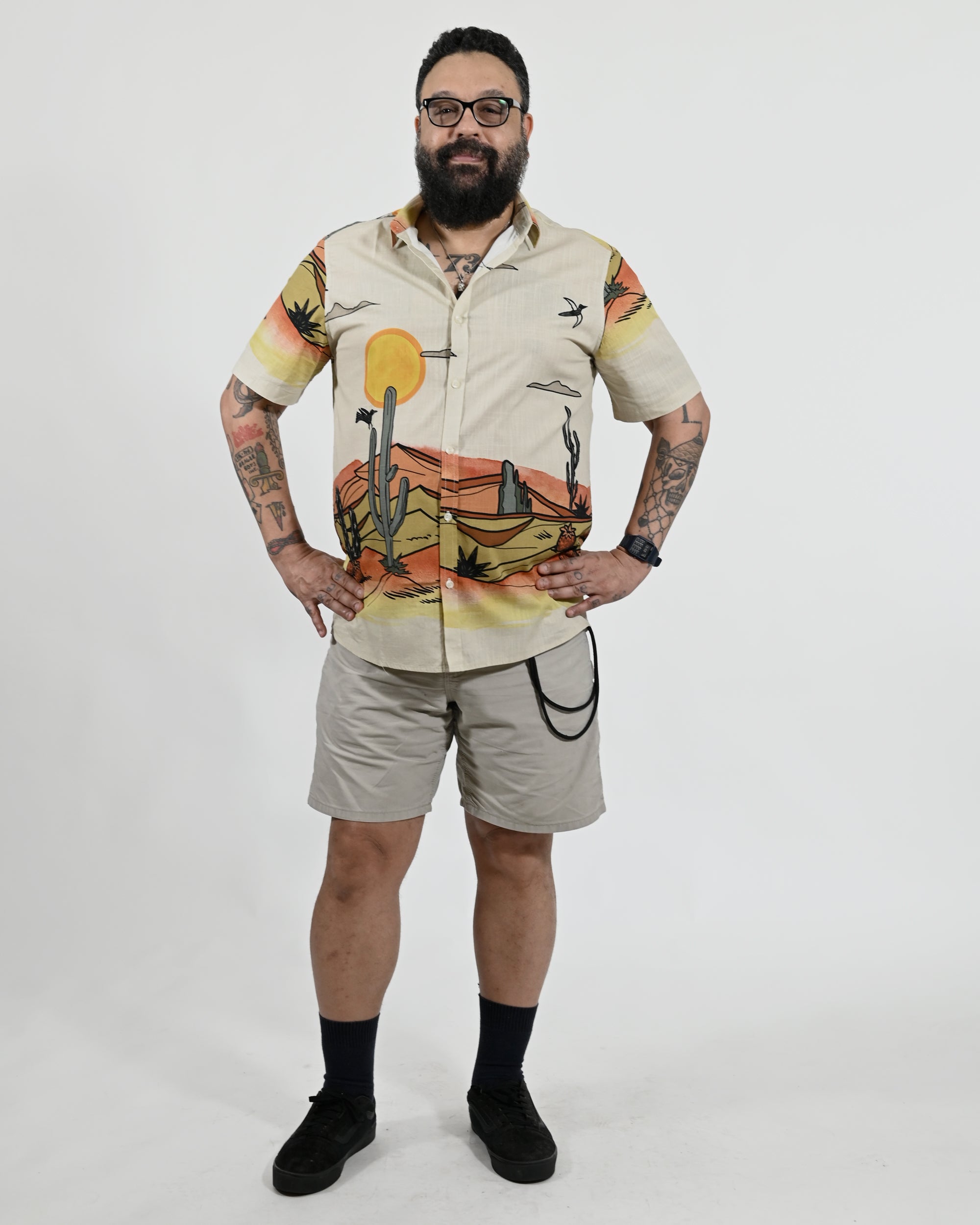 Camisa em Algodão Estampa Setão