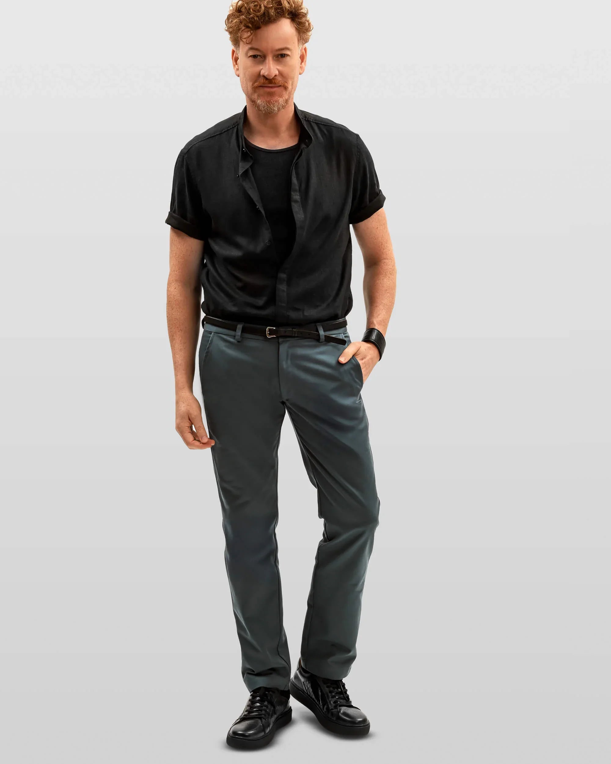 Calça chino algodão