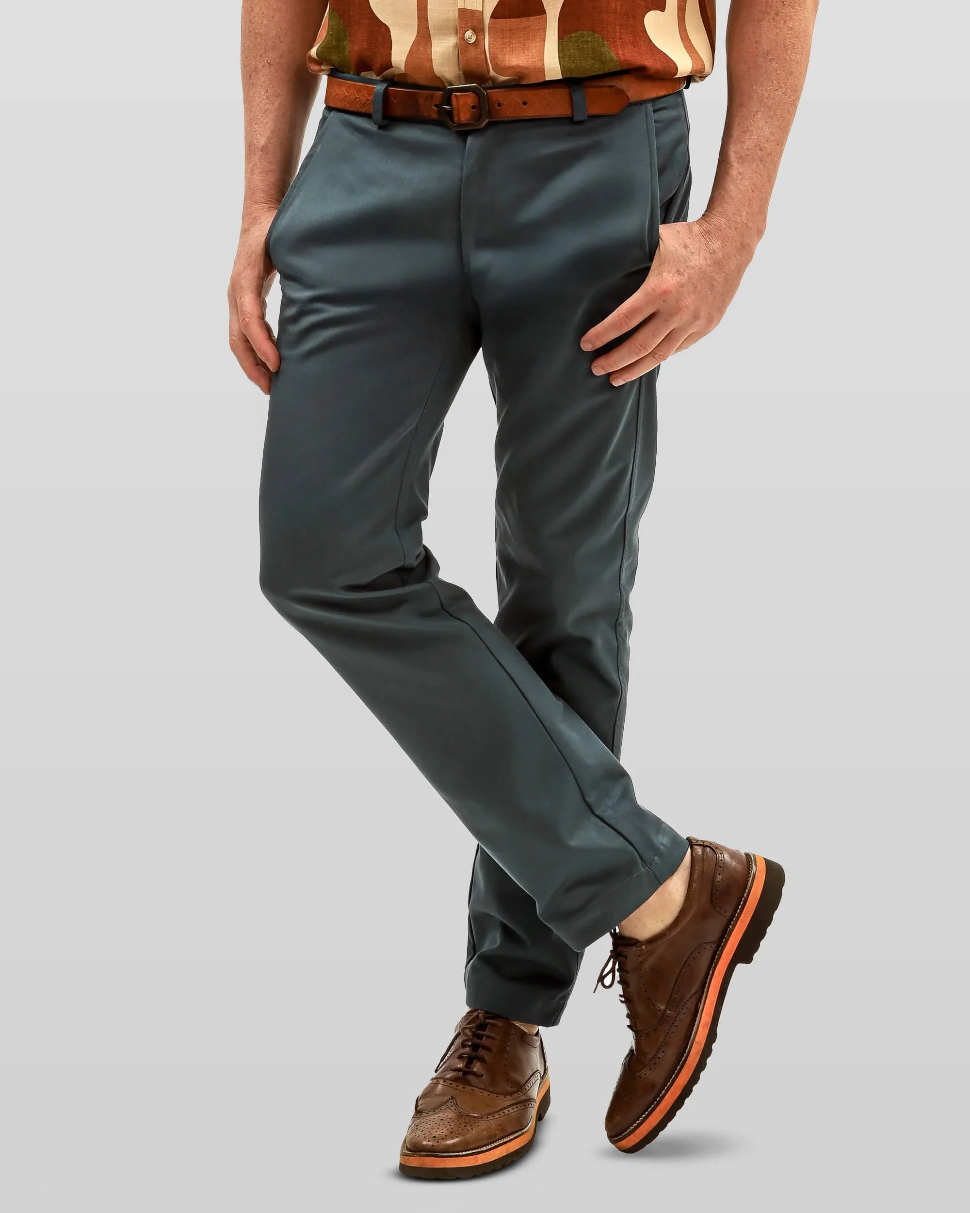 Calça chino algodão