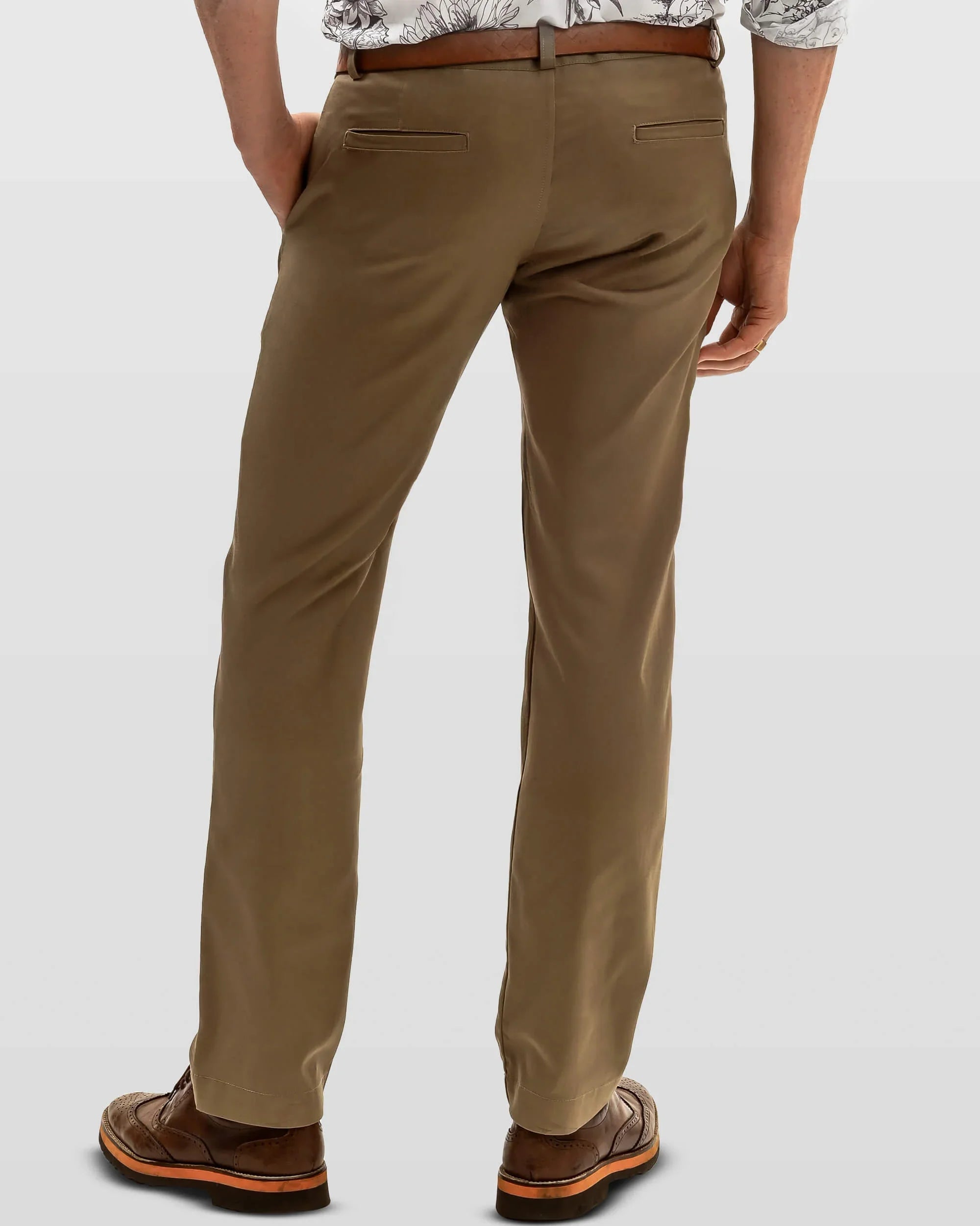 Calça chino algodão