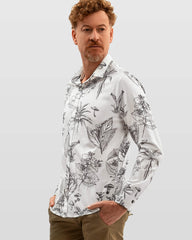 Camisa estampada alucinógena