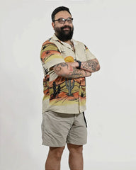 Camisa estampada sertão