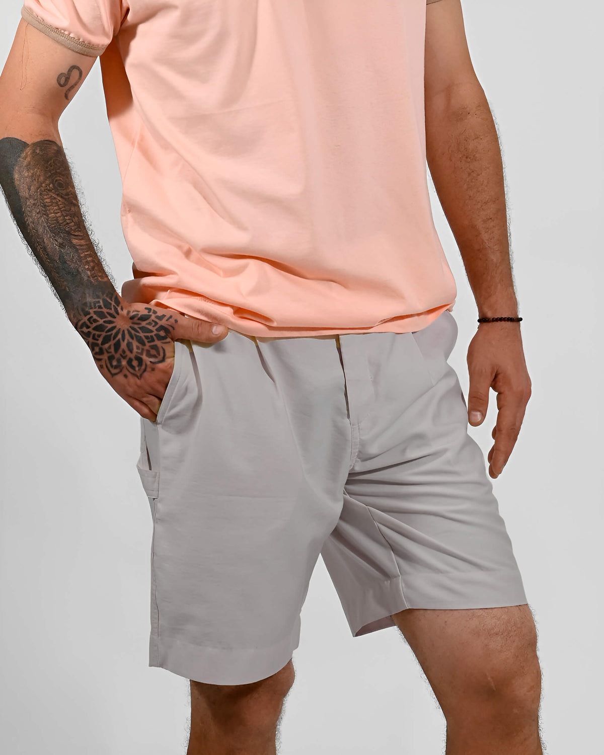 Bermuda Elástico Areia