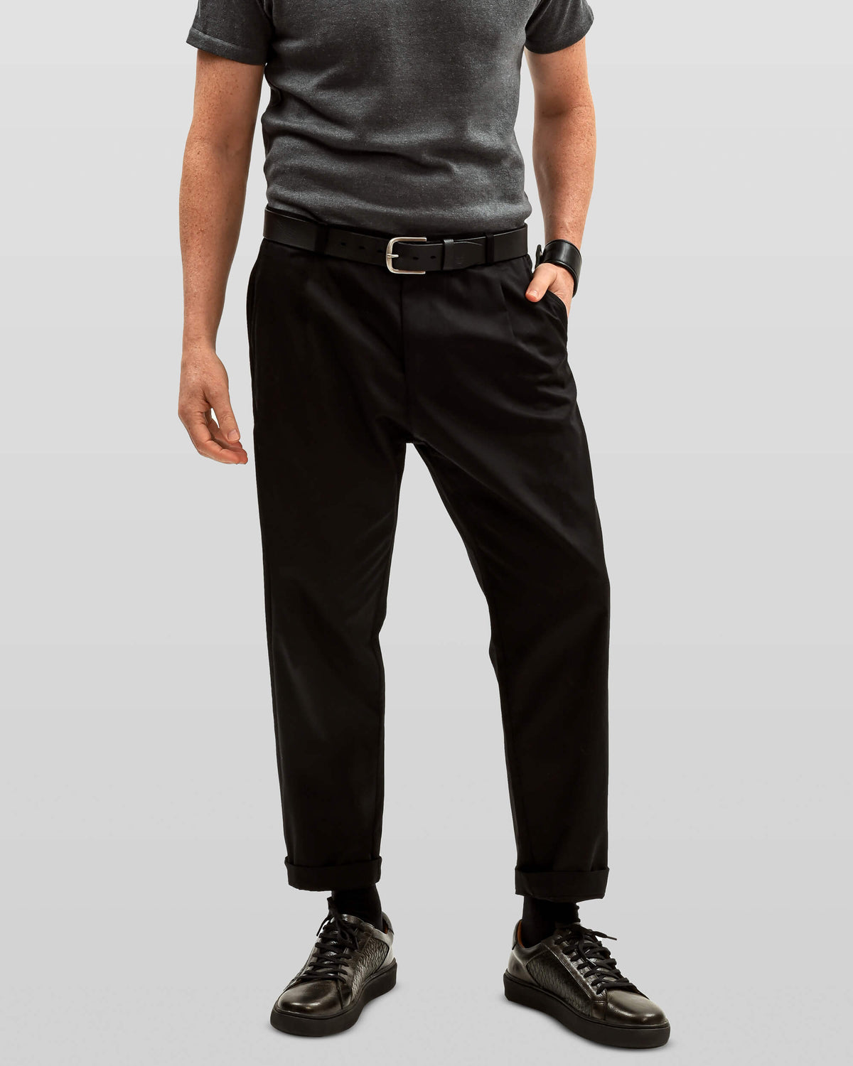 Calça em Algodão Alfaiataria