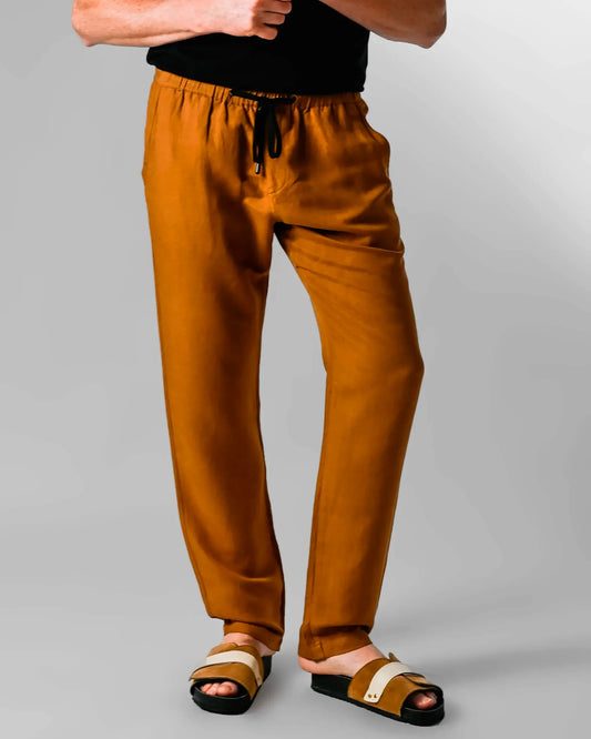 calça de linho frente