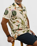 Camisa Estampa Botânica