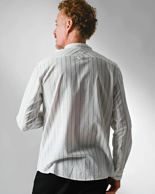 camisa masculina listrada de algoda