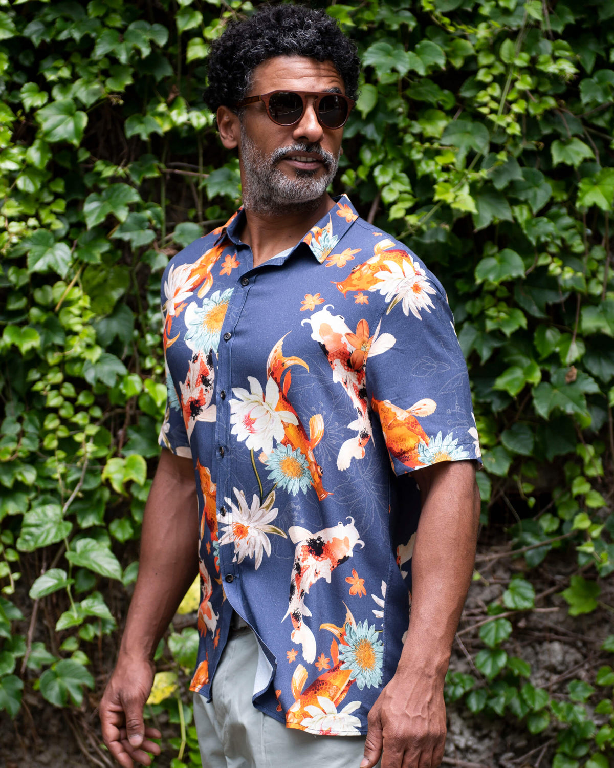 Camisa Estampa Carpas