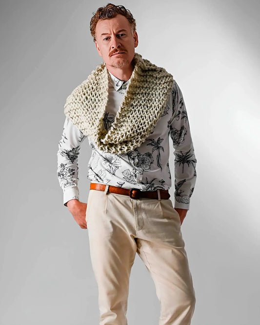 Camisa Estampa Botânica