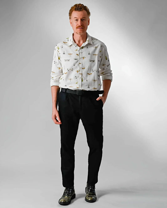 Camisa Estampa Libélulas