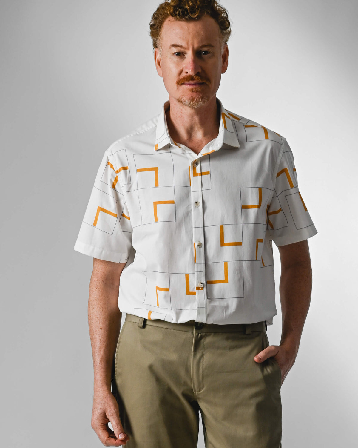 Camisa Estampa Azulejos