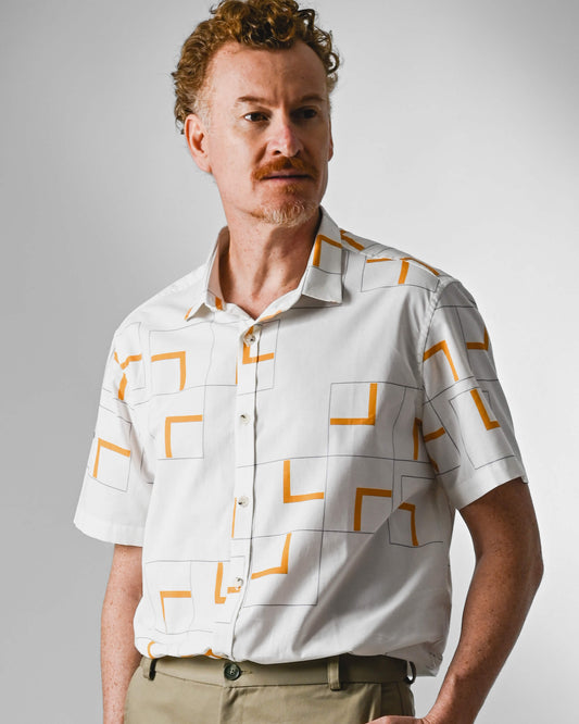 Camisa Estampa Azulejos