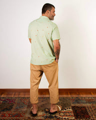 Camisa Masculina Estampada Bauhaus Manga Curta- 100% Algodão Certificado