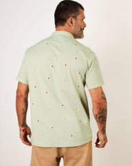 Camisa Masculina Estampada Bauhaus Manga Curta- 100% Algodão Certificado