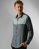 Camisa Cinza com Recorte