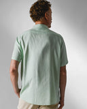 Camisa Cambraia de Linho Menta