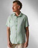 Camisa Cambraia de Linho Menta