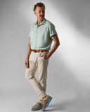 Camisa Cambraia de Linho Menta