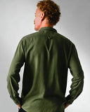Camisa Cambraia de Linho Oliva