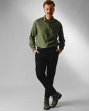 Camisa Cambraia de Linho Oliva