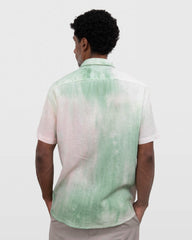 Camisa em Cambraia de Linho Tinturada
