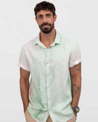 Camisa em Cambraia de Linho Tinturada