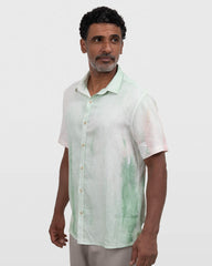 Camisa em Cambraia de Linho Tinturada