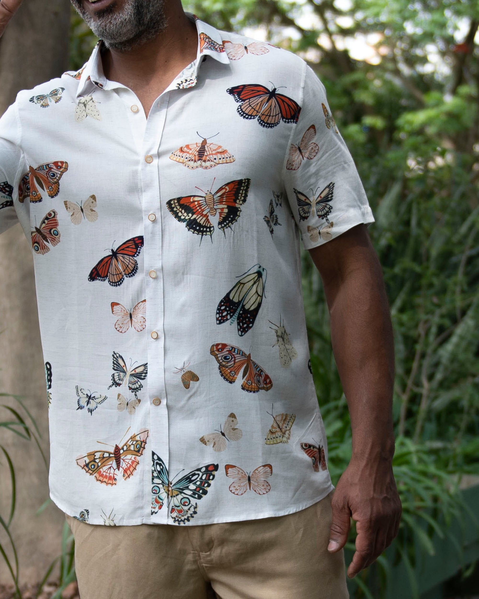 Camisa Estampada Borboletas